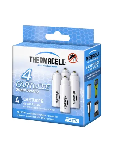 Thermacell ricarica 4 Cartucce gas butano