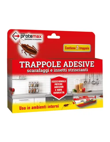 Protemax Scarafaggi Trappole Adesive