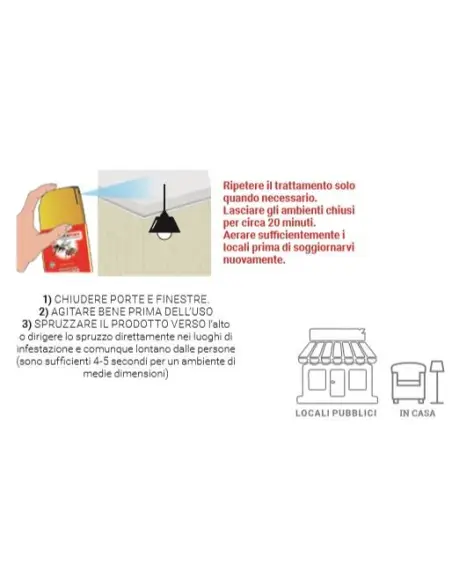 Protemax Insetticida Mosche E Zanzare Spray 500 ml