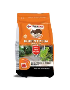 Protemax Rodenticida Pasta Df Rosso Con Farina Di Latte E Zucchero Busta 1,5 Kg