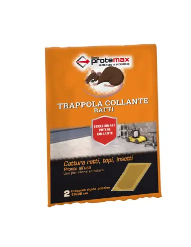 Protemax Trappola Collante Ratti Maxy