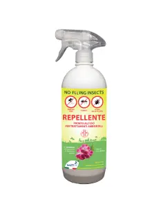 NO FLYING INSECTS - Repellente naturale zanzare formica acari - flacone 1 litro