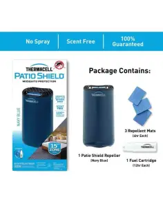 ThermaCELL Mini Halo Canyon - Repellente zanzare, mosche e pappataci