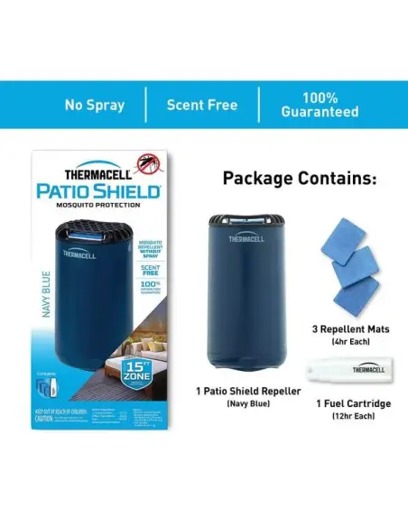 ThermaCELL Mini Halo Forest Green - Repellente zanzare, mosche e pappataci