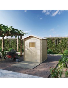 Alce Casetta da giardino in legno Bh16 Cervia 146x146 cm