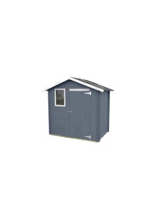 Alce Casetta da giardino in legno Bh16 Livia 198x130 cm color grigio