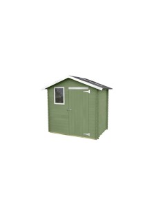 Alce Casetta da giardino in legno Bh16 Livia 198x130 cm color verde
