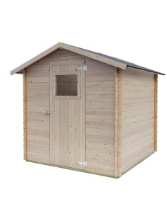 Alce Casetta da giardino in legno Capalbio 198x198 cm Porta Singola Finestrata