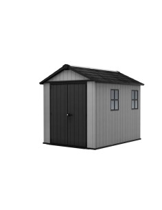 Keter casetta da giardino in resina NEWTON PLUS 759/975 EVOTECH GRIGIO - DOPPIA OPZIONE MONTAGGIO