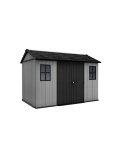 Keter casetta da giardino in resina NEWTON PLUS 7511/1175 EVOTECH GRIGIO - DOPPIA OPZIONE MONTAGGIO