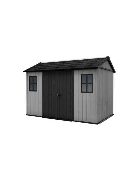 Keter casetta da giardino in resina NEWTON PLUS 7511/1175 EVOTECH GRIGIO - DOPPIA OPZIONE MONTAGGIO