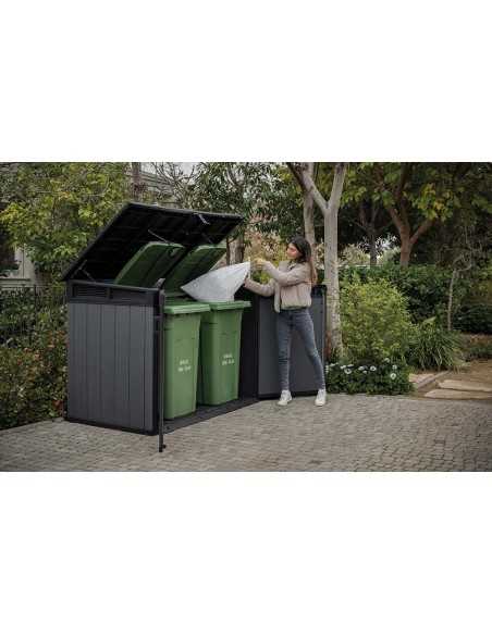 Keter contenitore da giardino in resina CORTINA MEGA EVOTECH GRIGIO