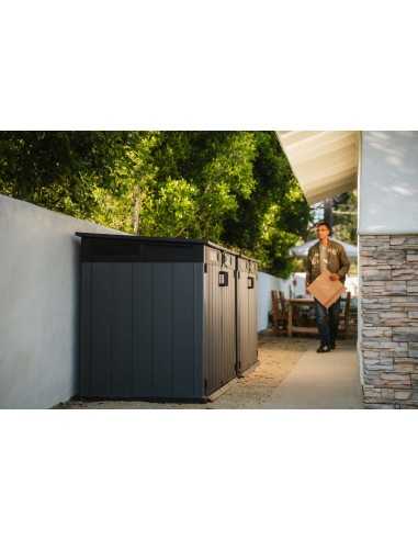 Keter contenitore da giardino in resina CORTINA MEGA EVOTECH GRIGIO