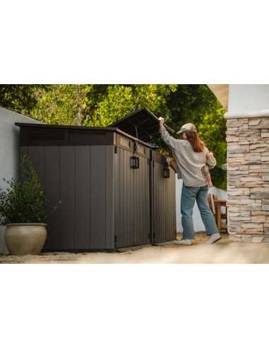 Keter contenitore da giardino in resina CORTINA MEGA EVOTECH GRIGIO