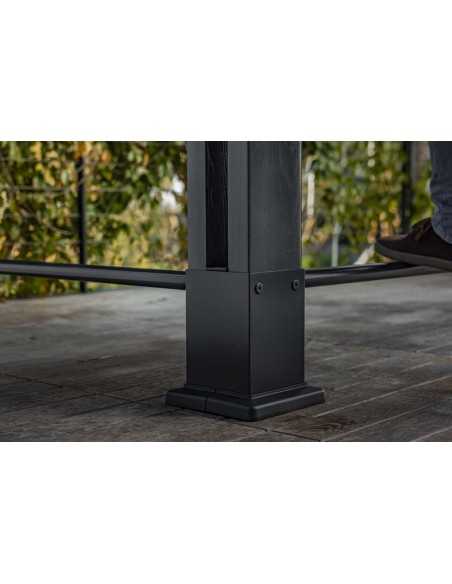 Keter arredo giardino in resina GRILL GAZEBO SIGNATURE WALNUT