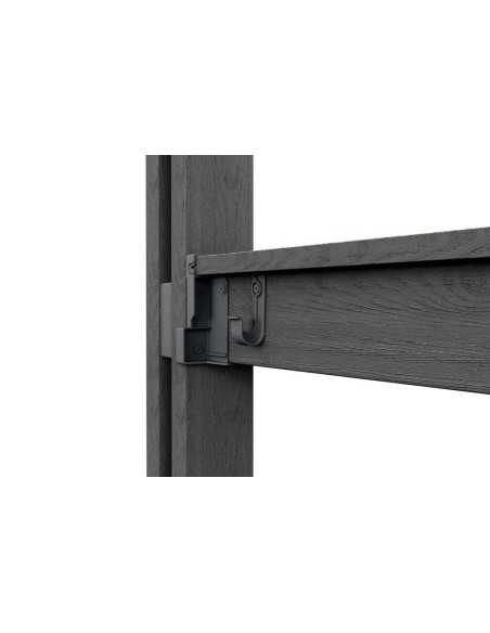 Keter arredo giardino in resina GRILL GAZEBO SIGNATURE WALNUT
