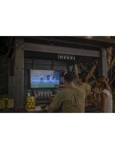 Keter arredo giardino in resina BAR GAZEBO SIGNATURE WALNUT