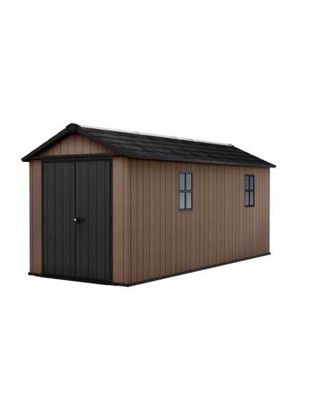 Keter casetta da giardino in resina NEWTON PLUS 7517/1775 EVOTECH+ - DOPPIA OPZIONE MONTAGGIO