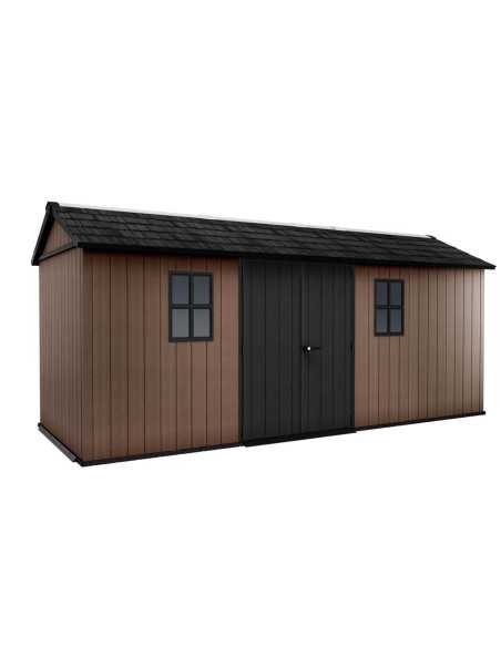 Keter casetta da giardino in resina NEWTON PLUS 7517/1775 EVOTECH+ - DOPPIA OPZIONE MONTAGGIO