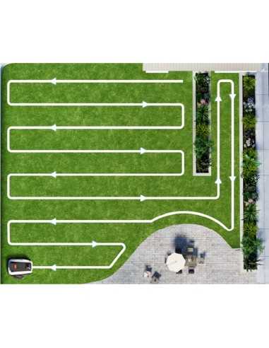 ECOVACS GOAT O1200 LiDAR PRO - Robot Tagliaerba fino a 1200 mq - Care Kit e Garage Omaggio