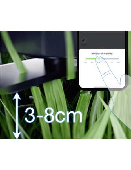 ECOVACS GOAT O1200 LiDAR PRO - Robot Tagliaerba fino a 1200 mq - Care Kit e Garage Omaggio