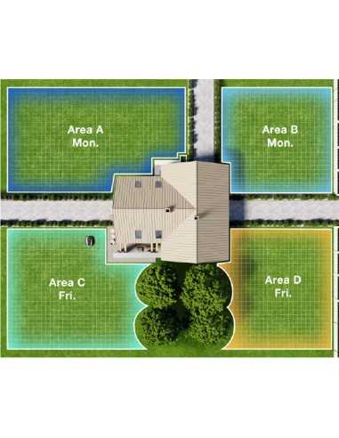 ECOVACS GOAT O1200 LiDAR PRO - Robot Tagliaerba fino a 1200 mq - Care Kit e Garage Omaggio