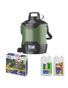 Nebulizzatore antizanzare da giardino a batteria Stocker Geyser 12 litri KIT Plus