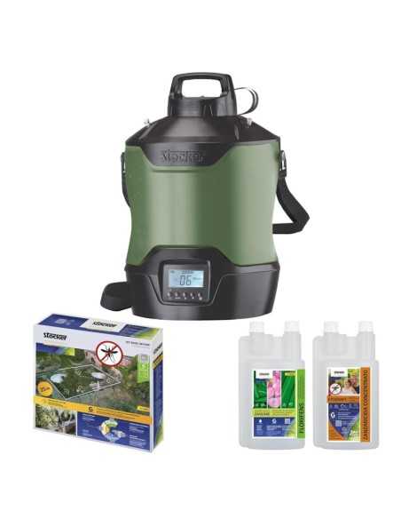 Nebulizzatore antizanzare da giardino a batteria Stocker Geyser 12 litri KIT Plus