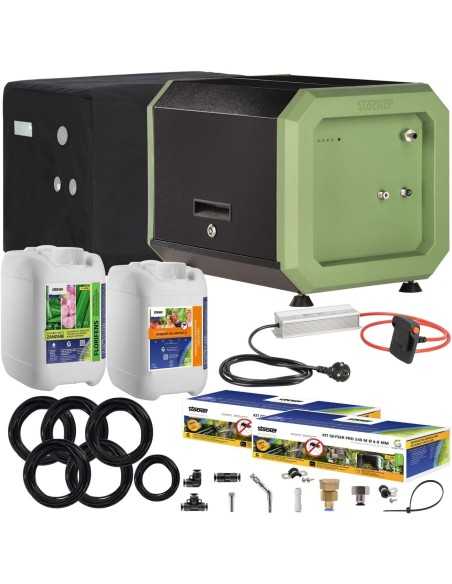Nebulizzatore antizanzare da giardino Stocker Geyser PRO Dual - KIT 7200 mq