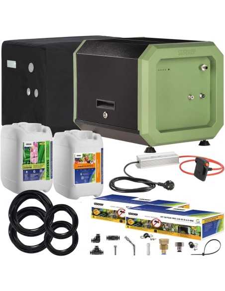 Nebulizzatore antizanzare da giardino Stocker Geyser PRO Dual - KIT 3900 mq