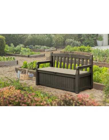 Keter panca da giardino EDEN BENCH MARRONE