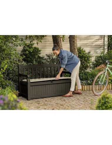 Keter panca da giardino EDEN BENCH MARRONE