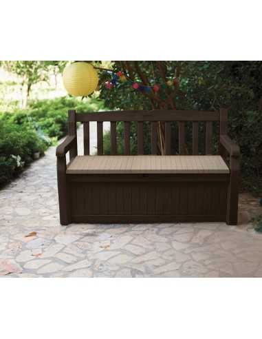 Keter panca da giardino EDEN BENCH MARRONE