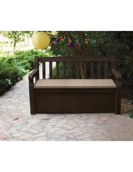 Keter panca da giardino EDEN BENCH MARRONE