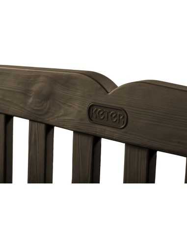 Keter panca da giardino EDEN BENCH MARRONE