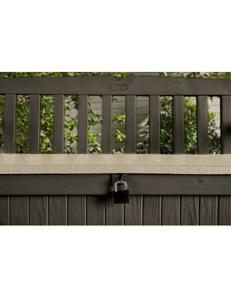 Keter panca da giardino EDEN BENCH MARRONE