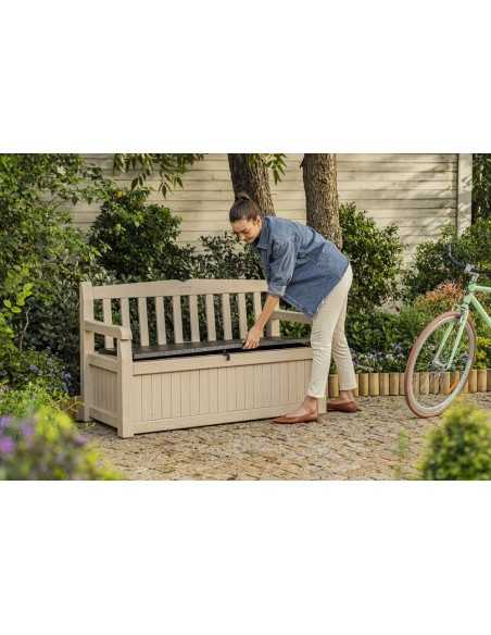 Keter panca da giardino EDEN BENCH BEIGE