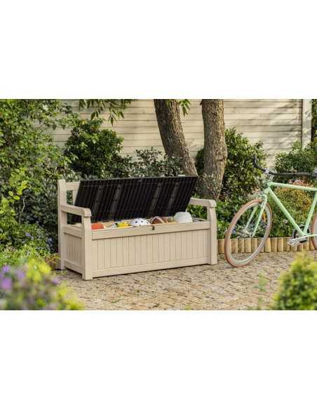 Keter panca da giardino EDEN BENCH BEIGE