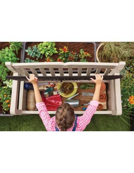 Keter panca da giardino EDEN BENCH BEIGE