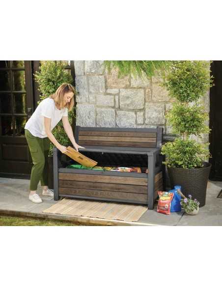 Keter cassapanca da giardino in resina DECO BENCH 60G