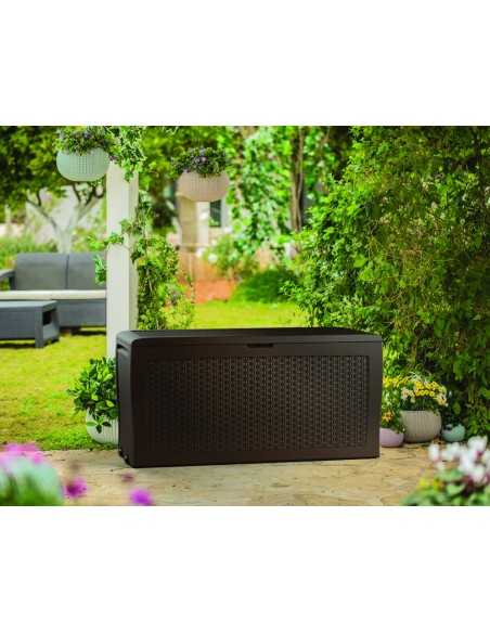 Keter cassapanca da giardino SAMOA MARRONE - ECOM PACK