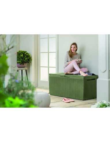 Keter cassapanca da giardino SPRINGWOOD VERDE
