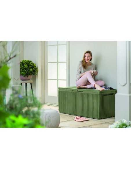 Keter cassapanca da giardino SPRINGWOOD VERDE