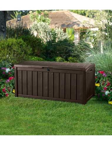 Keter cassapanca da giardino GLENWOOD MARRONE