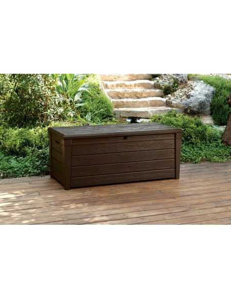 Keter cassapanca da giardino BRIGHTWOOD MARRONE