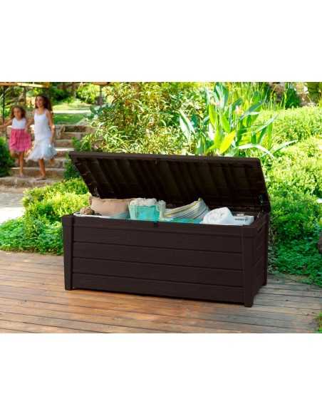 Keter cassapanca da giardino BRIGHTWOOD MARRONE