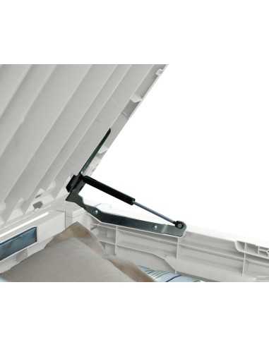 Keter cassapanca da giardino BRIGHTWOOD BIANCO - ECOM PACK