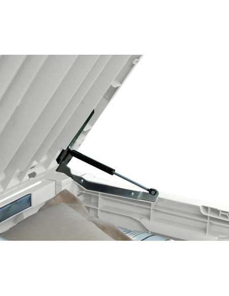 Keter cassapanca da giardino BRIGHTWOOD BIANCO - ECOM PACK