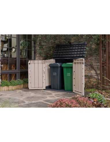 Keter Contenitore da giardino STORE-IT-OUT MIDI BEIGE - ECOM PACK
