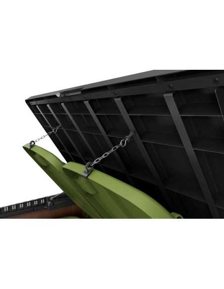 Keter Contenitore da giardino STORE-IT-OUT DARWIN MARRONE EVOTECH+